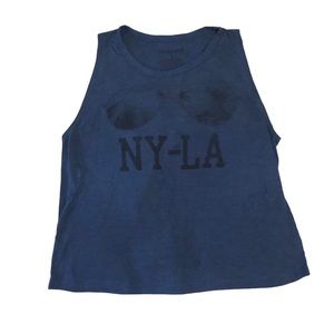 New York to Los Angeles Graphic Top